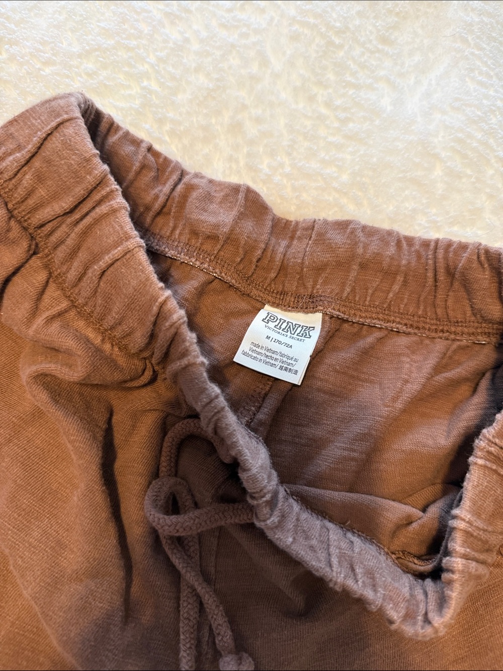 PINK Victoria's Secret Brown Drawstring Jogger Pants - Picture 4 of 4